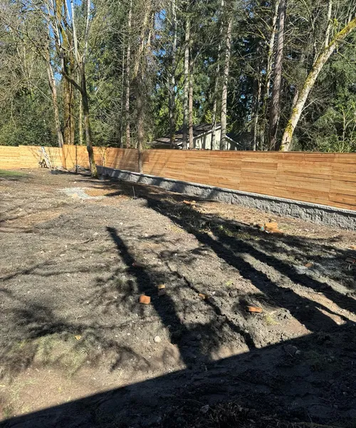 Retaining Wall & Fence Installation in Sammamish 